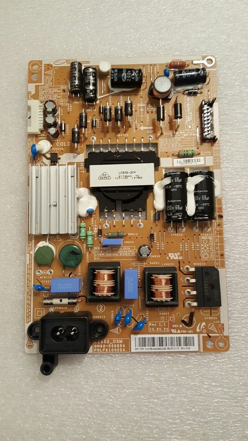 Samsung UN29F4000AFXZA Power Supply / LED Board BN44-00660A test